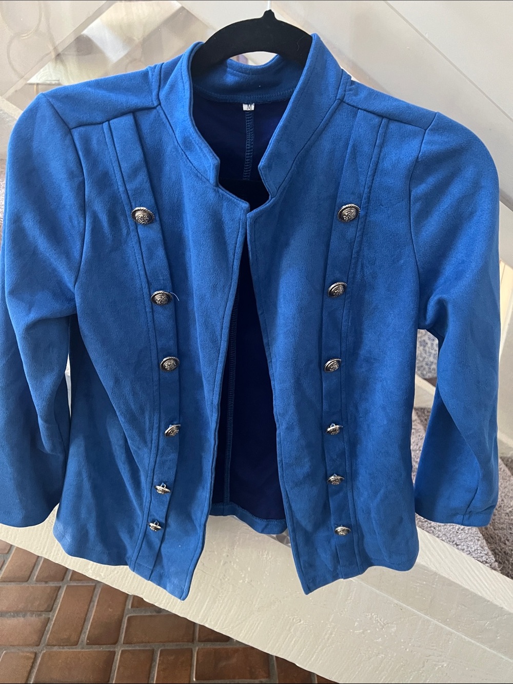 Classic Blue Women's Military-Style Jacket M
